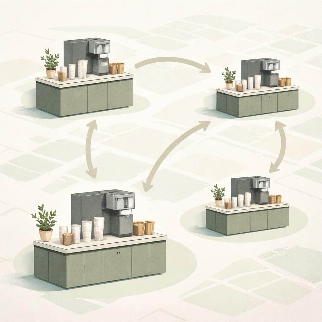 Scale into new stations or locations